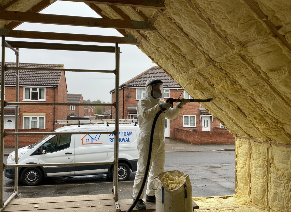 24/7 Spray Foam Removal in Scunthorpe, North Lincolnshire